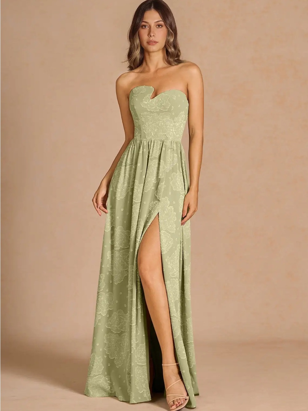 Azazie Atelier Philomena Celadon Bridesmaids Dress